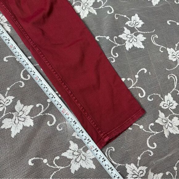 Ba&sh CSALLY - Red Slim-fit cotton jeans Sz 24 - Picture 16 of 16